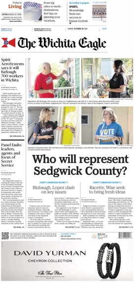 Cover of The Wichita Eagle (Sunday)