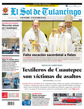 Cover of El Sol de Tulancingo