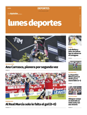 Cover of Lunes Deportes