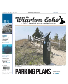 Cover of Wiarton Echo