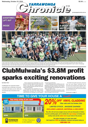 Cover of Yarrawonga Chronicle