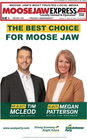 Cover of Moose Jaw Express.com