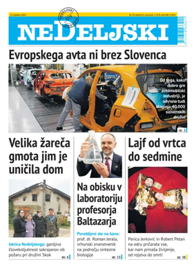 Cover of Nedeljski Dnevnik