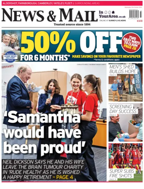 Cover of Aldershot News & Mail