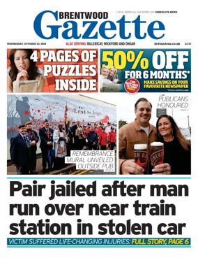 Cover of Brentwood Gazette