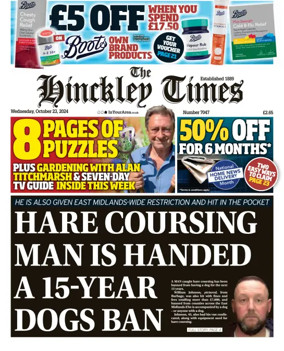 Cover of Hinckley Times