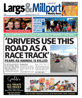 Cover of Largs & Millport Weekly News