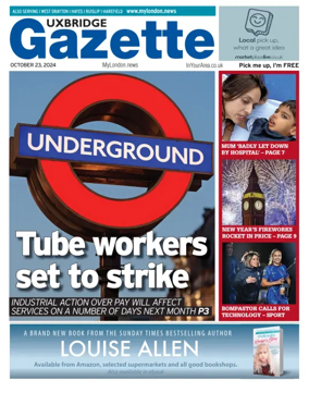 Cover of Uxbridge Gazette