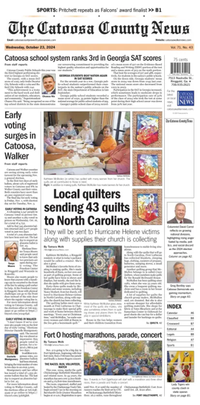 Cover of The Catoosa County News