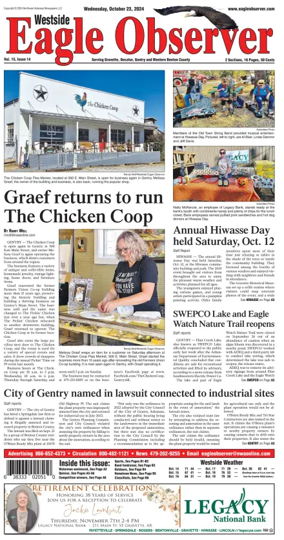 Cover of Westside Eagle-Observer