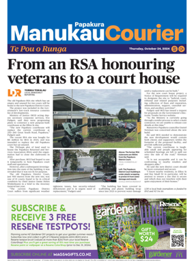 Cover of Manukau Courier