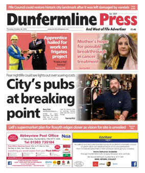 Cover of Dunfermline Press