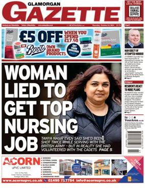 Cover of Glamorgan Gazette