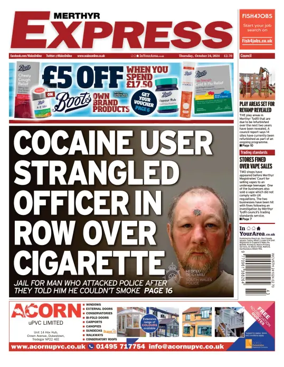 Cover of Merthyr Express