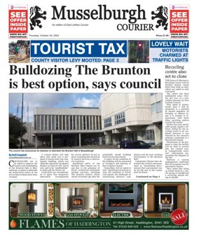 Cover of Musselburgh Courier