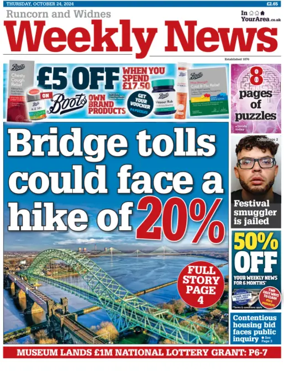 Cover of Runcorn & Widnes Weekly News