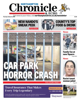 Cover of The Northampton Chronicle and Echo