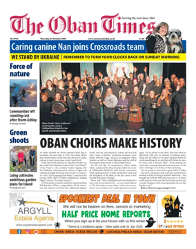 Cover of The Oban Times
