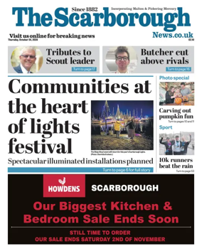 Cover of The Scarborough Evening News