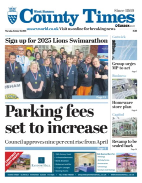 Cover of West Sussex County Times