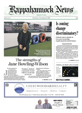 Cover of Rappahannock News