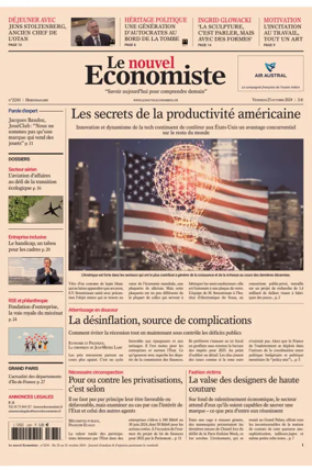 Cover of Le Nouvel Economiste