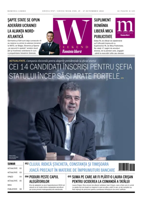 Cover of Romania Libera - Friday Edition