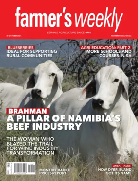 Cover of Farmers Weekly (South Africa)