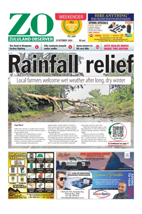 Cover of Zululand Observer - Weekender