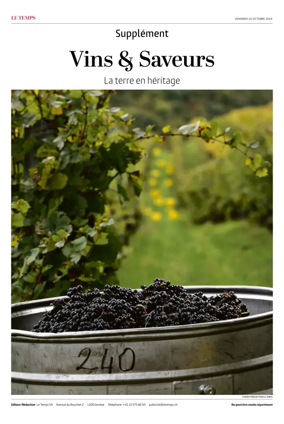 Cover of Le Temps Supplement