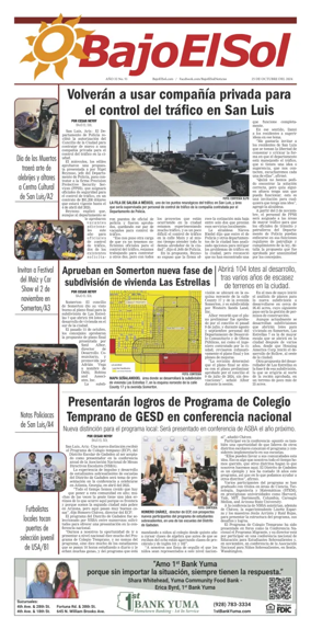 Cover of Bajo El Sol