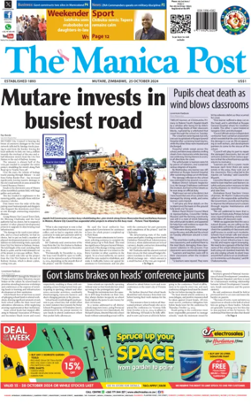 Cover of The Manica Post