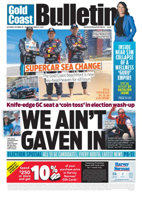 Cover of Weekend Gold Coast Bulletin
