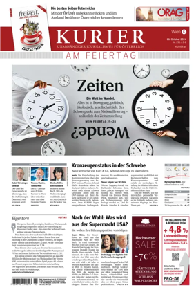 Cover of Kurier (Samstag)