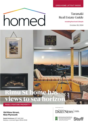 Cover of Homed Taranaki Daily News