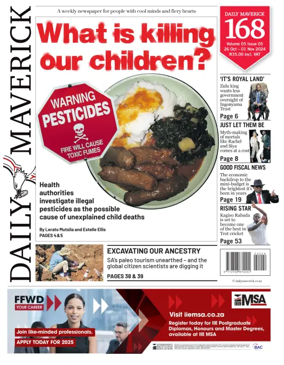 Cover of Daily Maverick