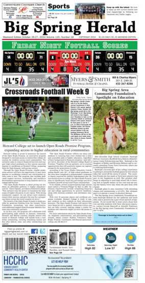 Cover of Big Spring Herald Weekend