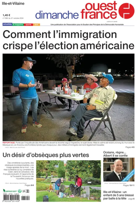 Cover of Dimanche Ouest France (Ille-et-Vilaine)