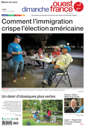 Cover of Dimanche Ouest France (Maine-et-Loire)