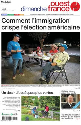 Cover of Dimanche Ouest France (Morbihan)