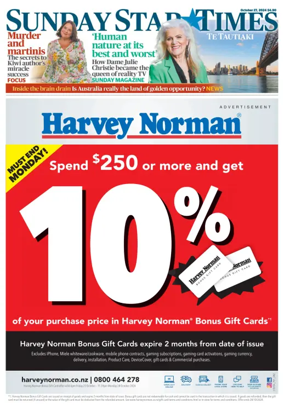 Cover of Sunday Star-Times