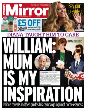 Cover of Sunday Mirror