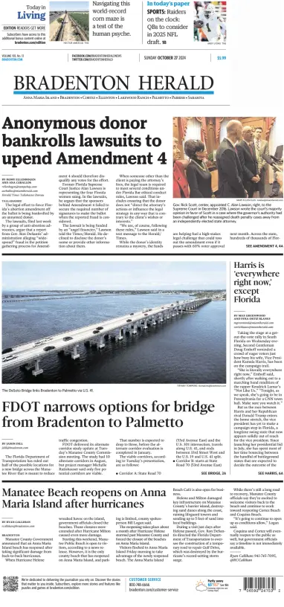 Cover of The Bradenton Herald (Sunday)