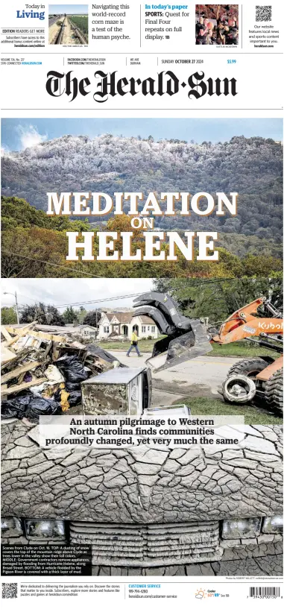 Cover of The Herald-Sun (Sunday)