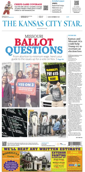 Cover of The Kansas City Star (Sunday)