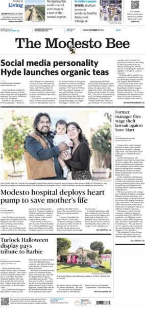 Cover of The Modesto Bee (Sunday)