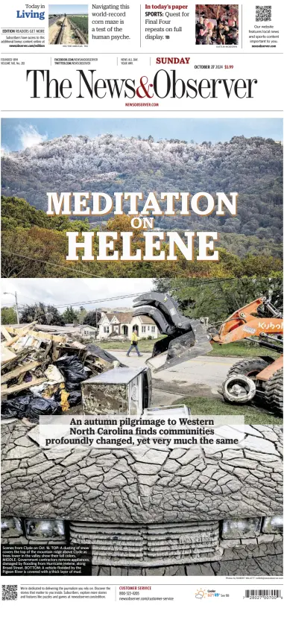 Cover of The News & Observer (Sunday)