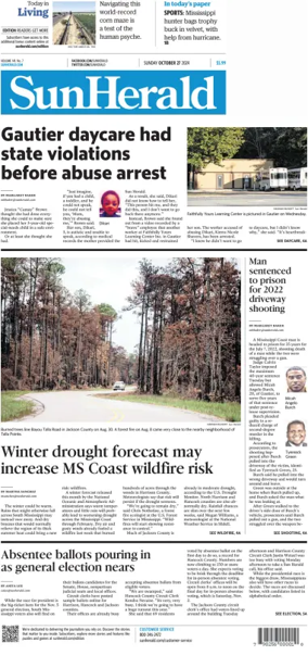 Cover of The Sun Herald (Sunday)