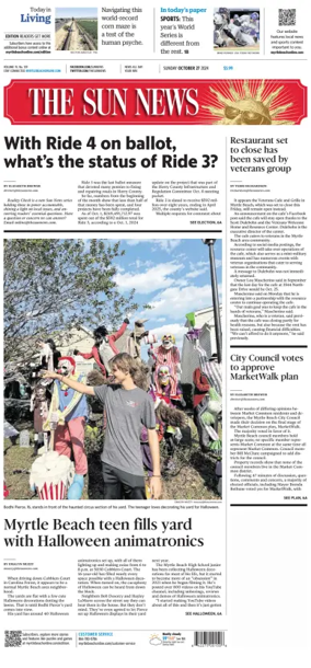 Cover of The Sun News (Sunday)