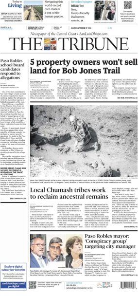 Cover of The Tribune (SLO) (Sunday)